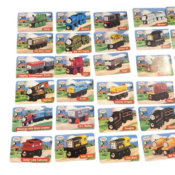 Lot of 36 Thomas The Tank Engine & Friends Train Collector Character Cards Rare - Picture 8 of 15